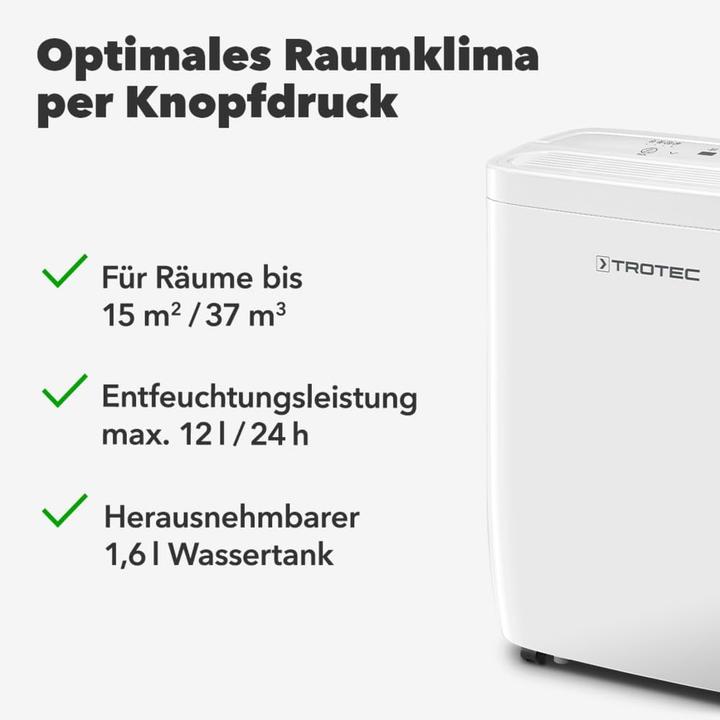 Actual product image Trotec Elektrischer Raumentfeuchter TTK 27 E (15 m², 12 l/24h)