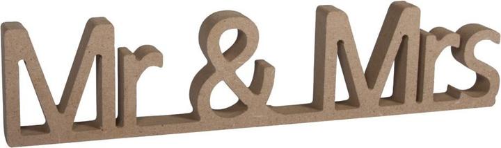 Image du produit Rayher Mr & Mrs Surfaceur Lettre en bois