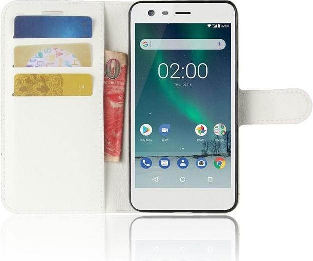 Produktbild MU Classic Hülle aus Leder mit Litchitextur (Nokia 2)