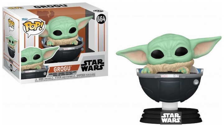 Produktbild Funko POP! Star Wars: The Mandalorian Grogu - Sammelfigur