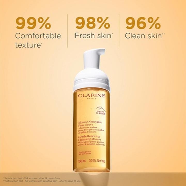 Image du produit Clarins Nettoyage du visage et renouvellement de la peau (Mousse nettoyante, 150 ml)