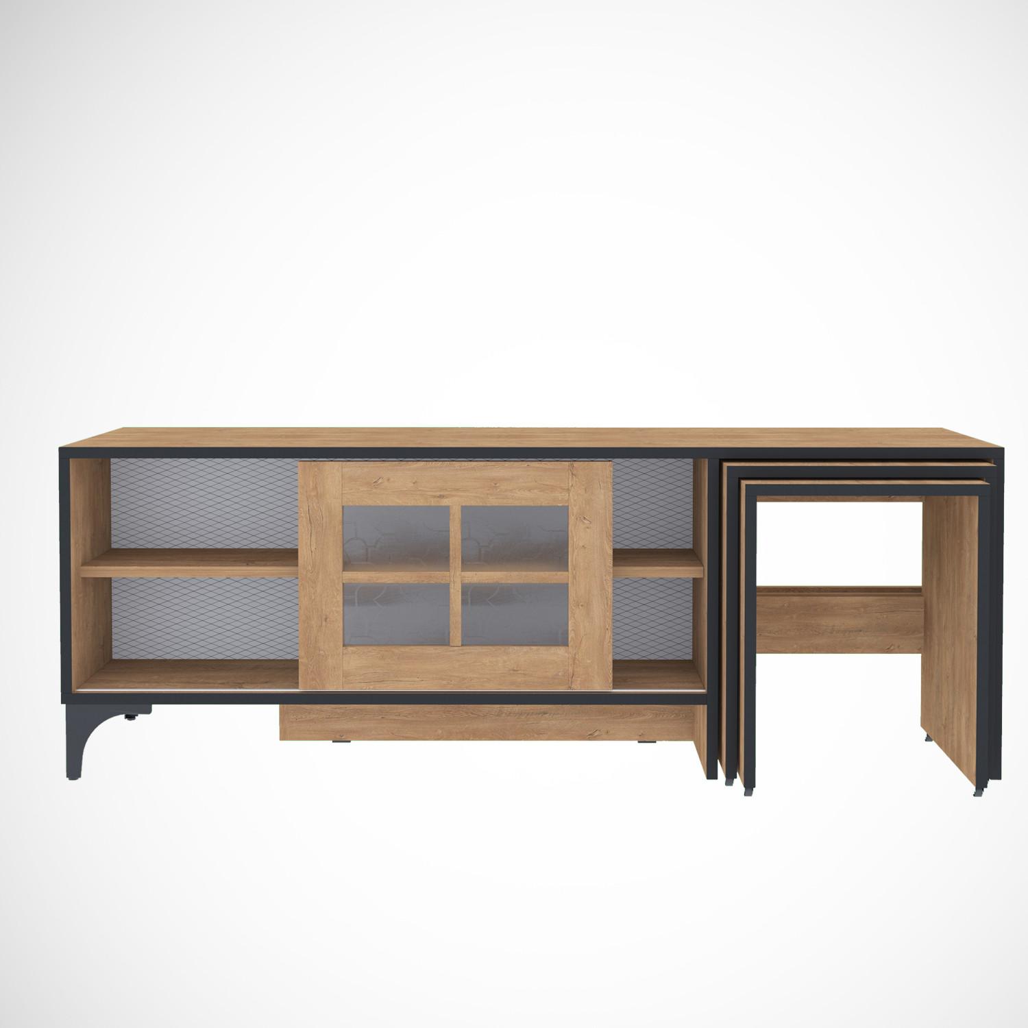 Hanah Home, TV Möbel, Landon (150 x 54 x 42 cm)