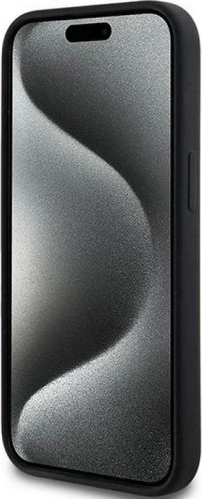 Actual product image DKNY DKHMP14SSNYACH iPhone 14 / 15 / 13 6.1" czarny/black hardcase Liquid Silicone White Printed Log (Apple iPhone 13, Apple iPhone 14, Apple iPhone 15)