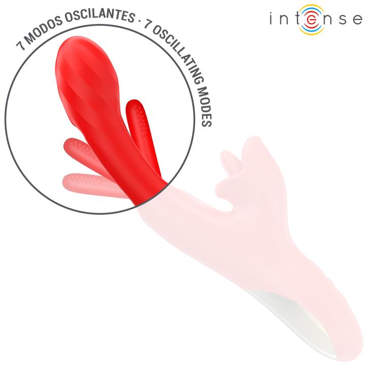 Immagine prodotto Intense - Jessica Multifunktionsvibrator Klitorisstimulation 24,8 cm Rot