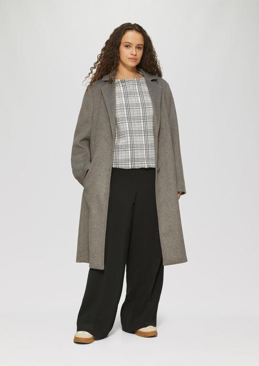 Actual product image S.Oliver Sweatshirt Gemustertes Sweatshirt mit Turtleneck (46)