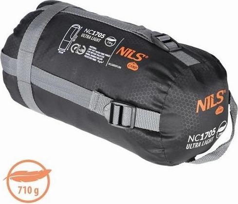 Image du produit Nils Nc1705 Sac De Couchage Ultra-Léger Gris-Orange Camp (215 cm)