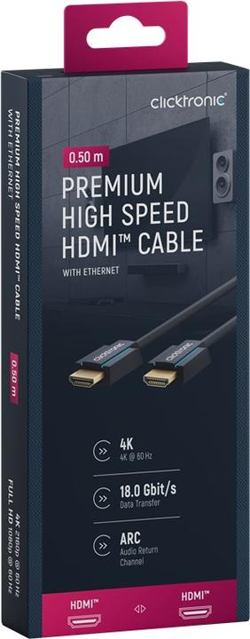Image du produit Goobay HDMI (Typ A) — HDMI (Typ A) (0.50 m, HDMI)