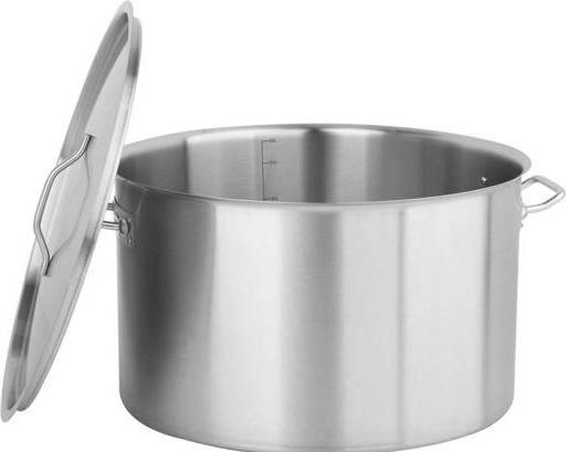 Actual product image Yato MEDIUM MUG WITH STAINLESS STEEL LID, 50X30CM 58L (50 cm, Pot, Stainless steel)