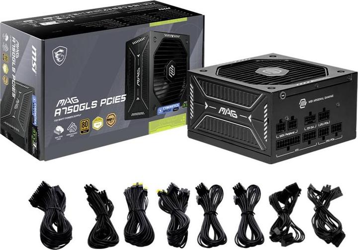 Produktbild MSI Netzteil MAG A750GLS PCIE5 750Watt (750 W)