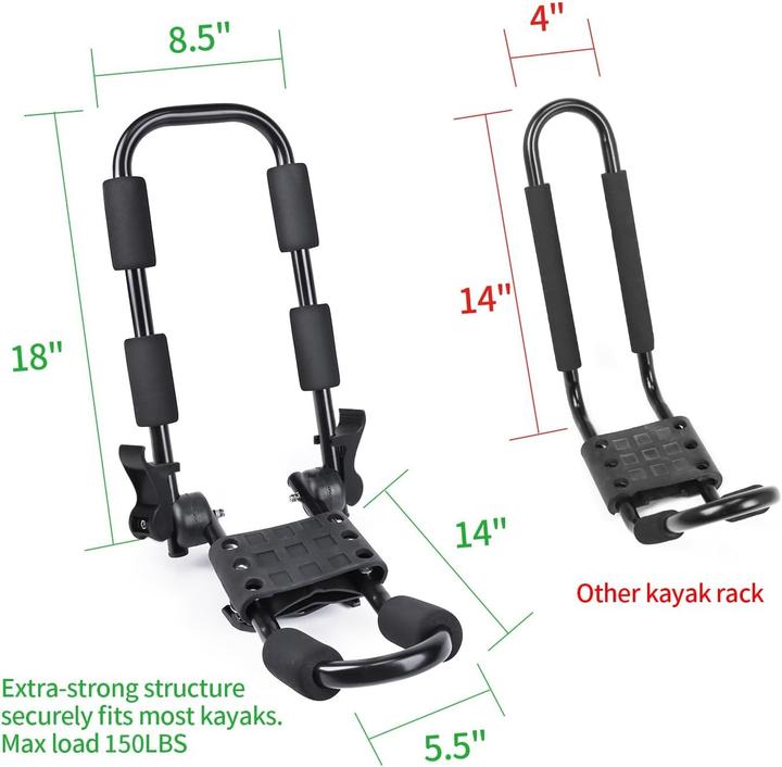 Produktbild Shots Portabiciclette per Kayak Pieghevole