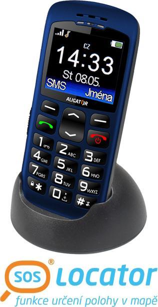 Aligator A670 Senior modrÃ½ + stol.nab. (2.20", 0.30 Mpx)