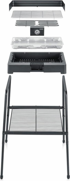 Produktbild Severin PG8561 Elektrischer Gartengrill 2200 W 44,5 cm x 26 cm (2.20 kW)