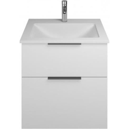 burgbad, Badmöbelset, Eqio Mineralguss-Waschtisch inklusive Waschtischunterschrank, Breite 620 mm