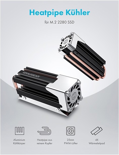 Image du produit Graugear G-M2HS03-F