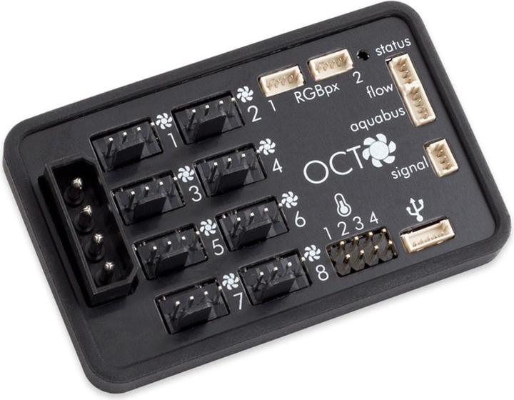 Produktbild Aqua Computer OCTO Steuerung für PWM-Lüfter (8 Lüfter)