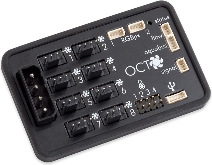 Actual product image Aqua Computer OCTO fan controller for PWM fans (8 Fan)