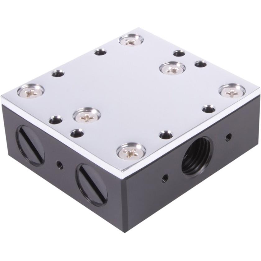 Thumbnail - Alphacool ES Distro Plate C2, Wasserkühlung Anschluss, Schwarz
