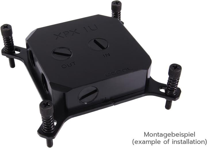 Productafbeelding Alphacool XPX 1U - zwarte acetaalversie