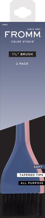 Produktbild Fromm Soft Färbepinsel breit 4 cm blau/rosa 2 Stk.