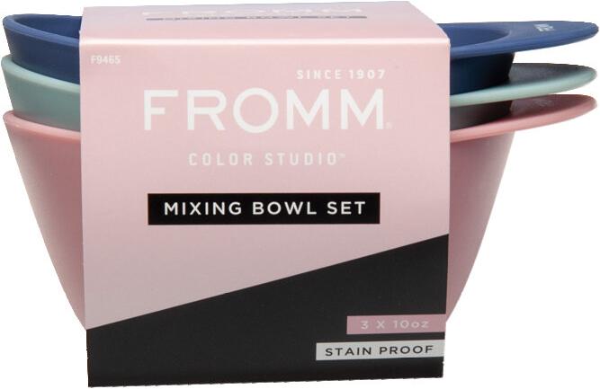 Immagine prodotto Fromm Set di ciotole per colorare Rosa/Menta/Blu 295 ml 3 pz.