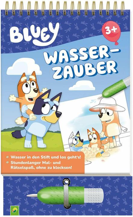 Bluey Wasserzauber: Einfach mit Wasser malen!