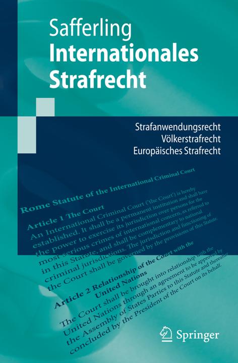 Produktbild Internationales Strafrecht (Deutsch, Christoph Safferling, 2011)