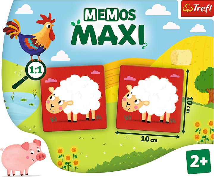 Produktbild Trefl Memory Game "Farm Animals" (Deutsch, Englisch)