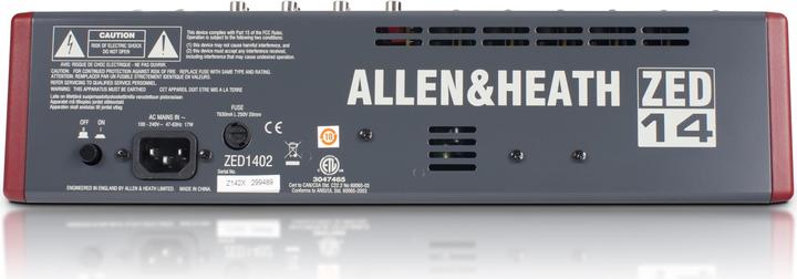 Produktbild Allen & Heath Zed-14 (Studio- und Livemixer)