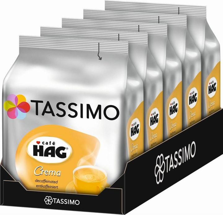 Image du produit Tassimo Café HAG Crema T-Disc (80 x Port.)