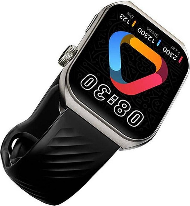 Actual product image QCY GS2 S5 smartwatch (black) (3 mm)