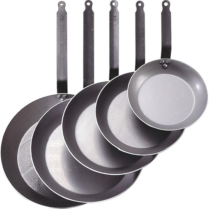 Productafbeelding de Buyer Carbone Plus Lyonnaise Bravillet Inductie (32 cm, Koekenpan, Staal)