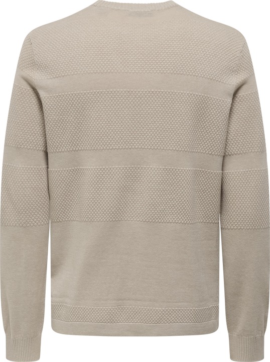Actual product image Only & Sons Onsmalik Reg 12 Pinaple Crew Knit (3XL)