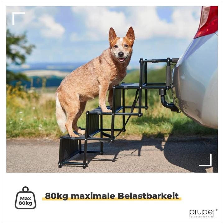 Produktbild PiuPet Universal Hundetreppe (bis 80kg) (Hund, Faltbar, Waschbar)