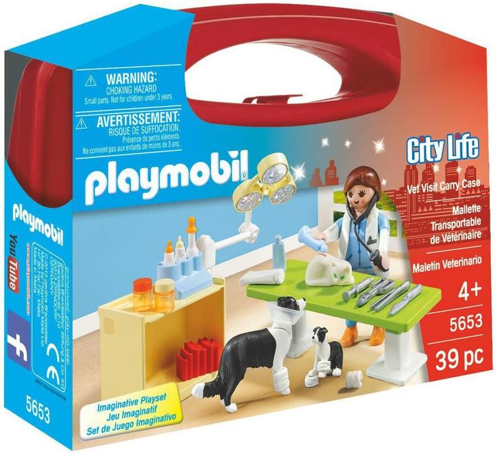 Image du produit Playmobil Vétérinaire à emporter (5653, Playmobil City Life)