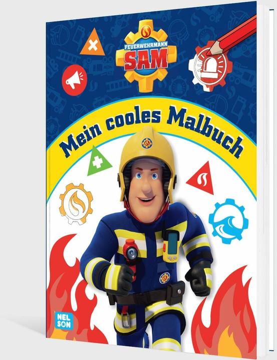 Actual product image Fireman Sam: My cool colouring book