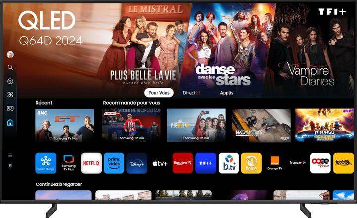 Image du produit Samsung TV QLED 65" Q64D 2024, 4K, Smart TV (65", QLED, 4K, 2024)