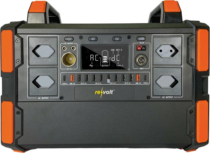 Immagine prodotto Revolt Powerbank e convertitore solare con due pannelli solari (1048 Wh, 16 kg)