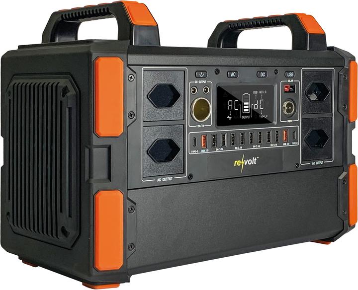 Immagine prodotto Revolt Powerbank e convertitore solare con due pannelli solari (1048 Wh, 16 kg)