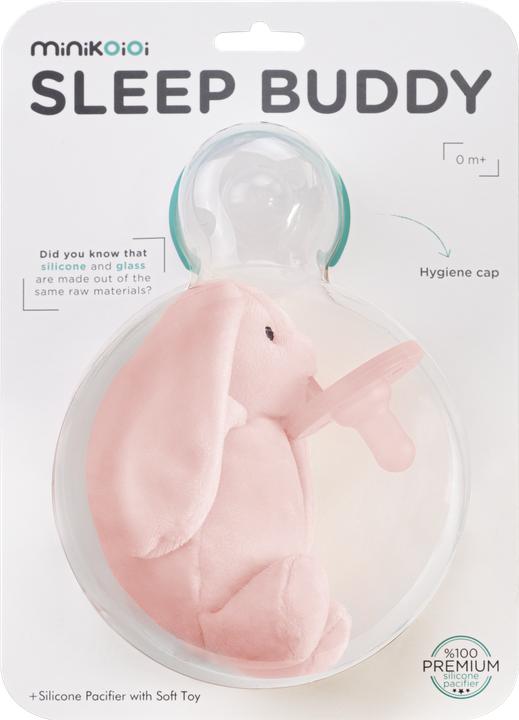 Produktbild Minikoioi SLEEP BUDDY Schlaf Kuscheltier mit Schnuller Braunbär Moi (24 cm)