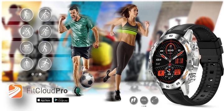 Produktbild Gravity SMARTWATCH MĘSKI GT9-6 - WYKONYWANIE POŁĄCZEŃ, CIŚNIENIOMIERZ (sg021f)