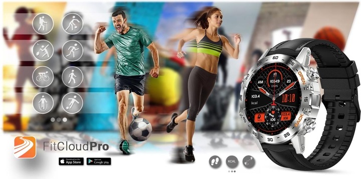Actual product image Gravity SMARTWATCH MĘSKI GT9-6 - WYKONYWANIE POŁĄCZEŃ, CIŚNIENIOMIERZ (sg021f)