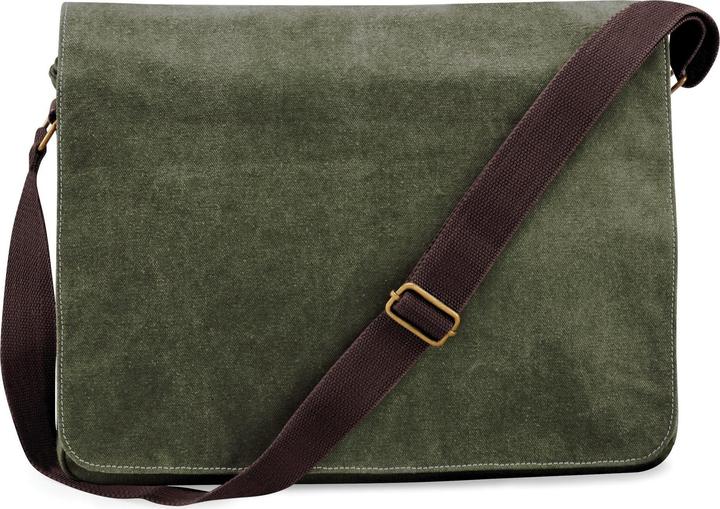Actual product image Quadral Vintage Canvas Despatch Bag - 14 Litres