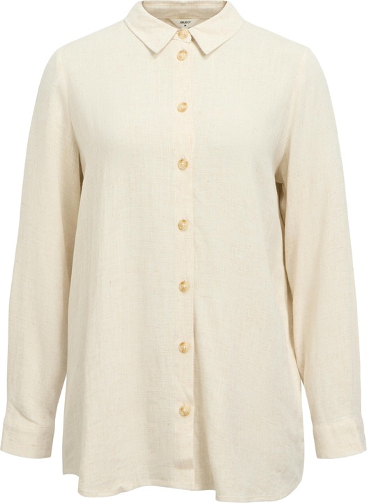 Image du produit Object Chemise en lin mélangé (42)