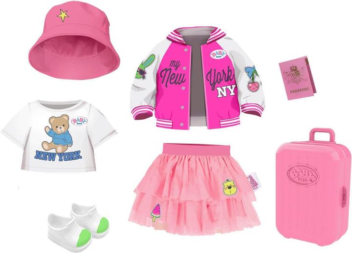 Actual product image Zapf Creation Deluxe travel outfit