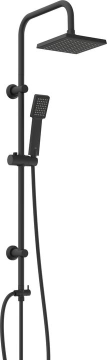 Immagine prodotto Eisl Doccia a pioggia bagno EASY ENERGY soffione doccia nero opaco sistema doccia a pioggia DX12004BL-A