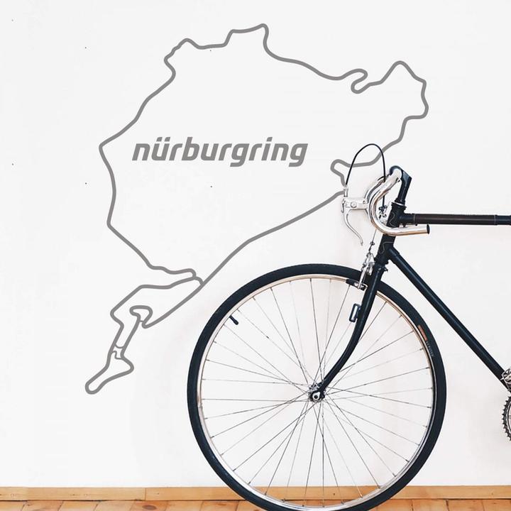 Actual product image Nürburgring Track silhouette complete (37 x 40 cm)