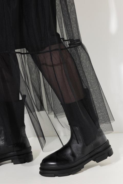 Produktbild Ulla Popken Tüll-Maxirock, A-Linie, Volants, Elastikbund (42, 44)