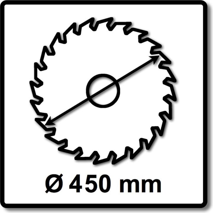 Produktbild Bosch Professional Zubehör PRO Construct Wood Kreissägeblatt, 450 x 3,8 x 30 mm