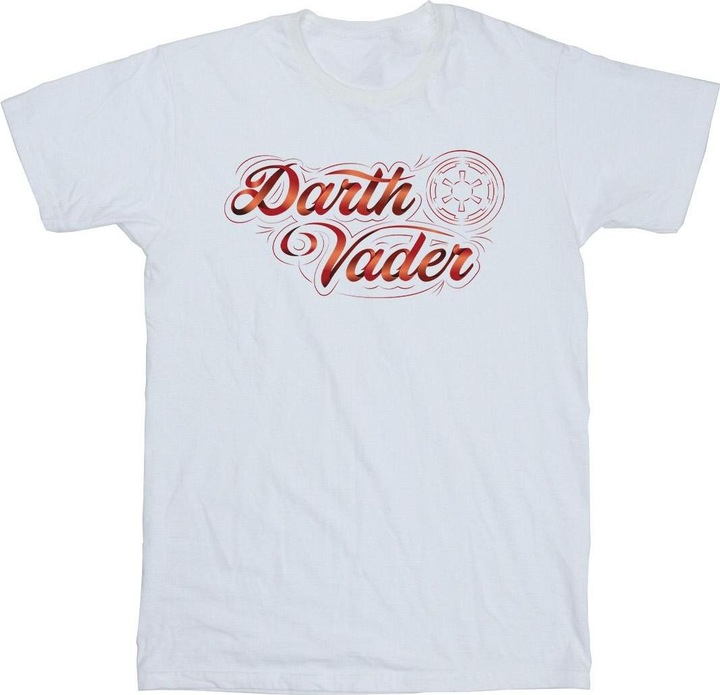 Immagine prodotto Star Wars Obi-Wan Kenobi Darth Vader Ribbon Font Maglietta Uomo (M)