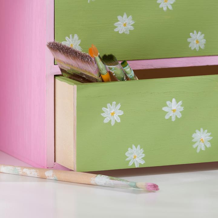 Produktbild VBS Schubladenbox, Rohholz, H 33,5 cm (20 cm, 5x)